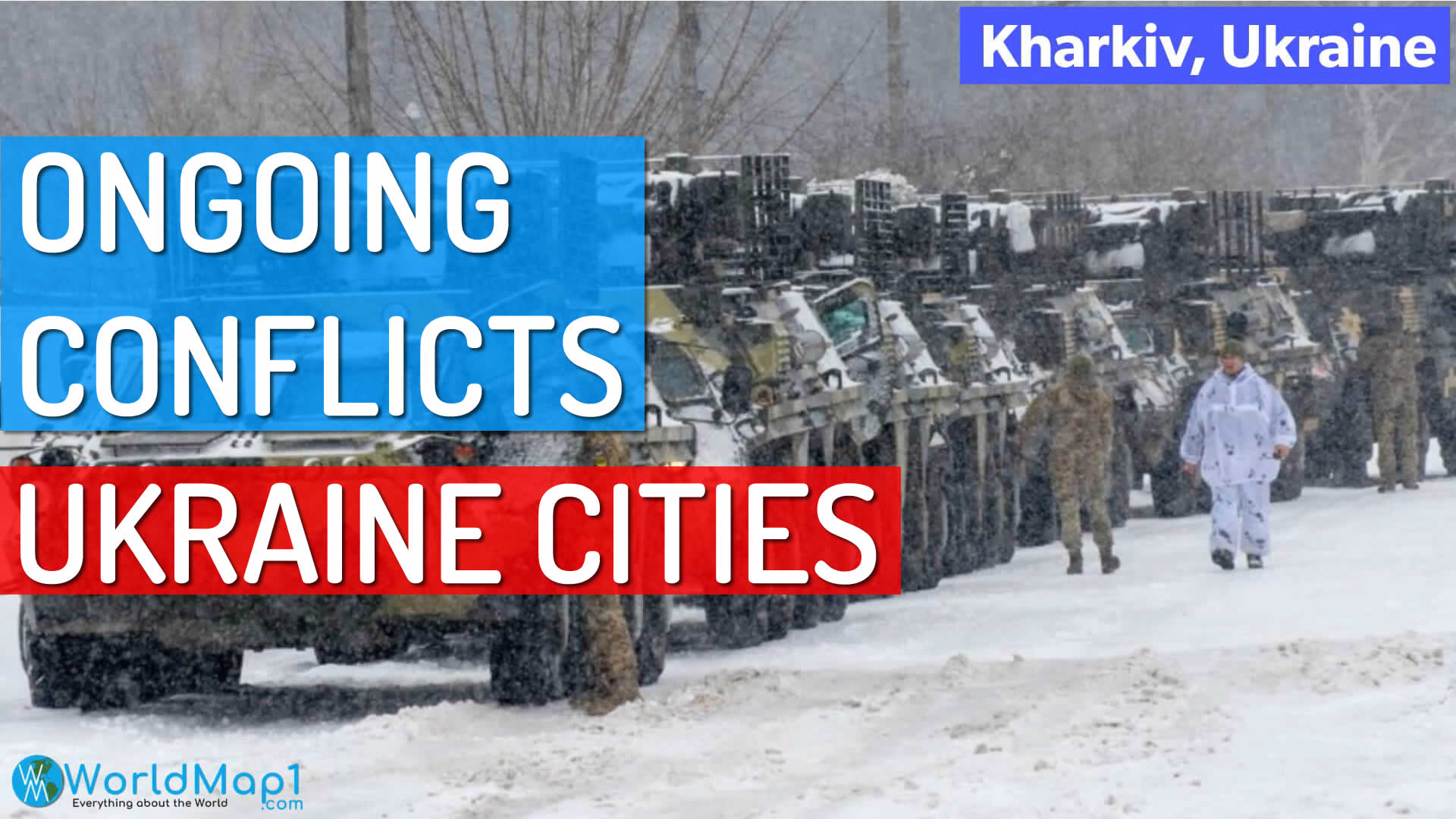 Conflits en cours Ukraine Villes